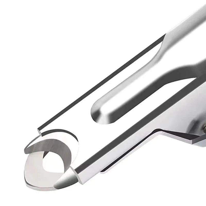 Stainless Steel Guillotine Nail Clipper for Dogs & Cats